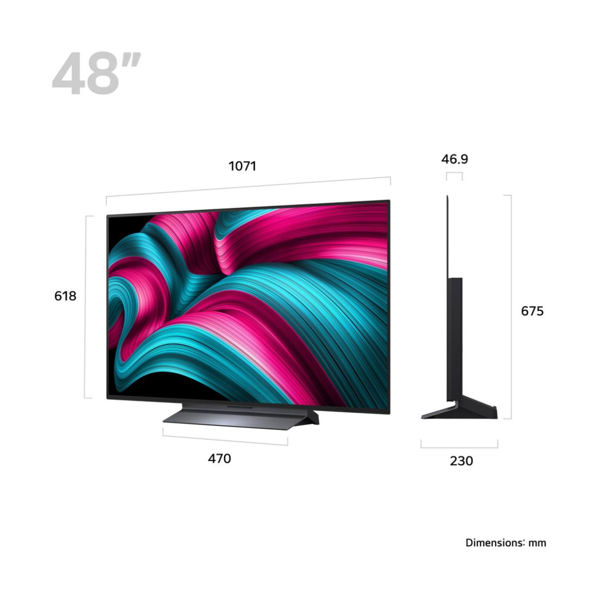 LG OLED48C55LA OLED Evo AI C5 4K Smart Τηλεόραση, 48 | Lg| Image 2