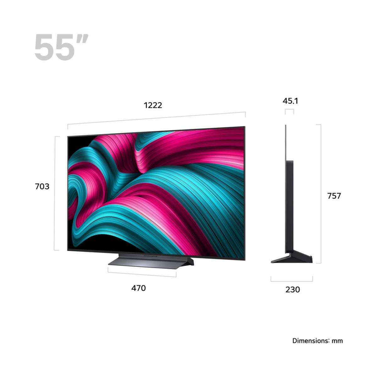LG OLED55C55LA OLED Evo AI C5 4K Smart Τηλεόραση, 55 | Lg| Image 2