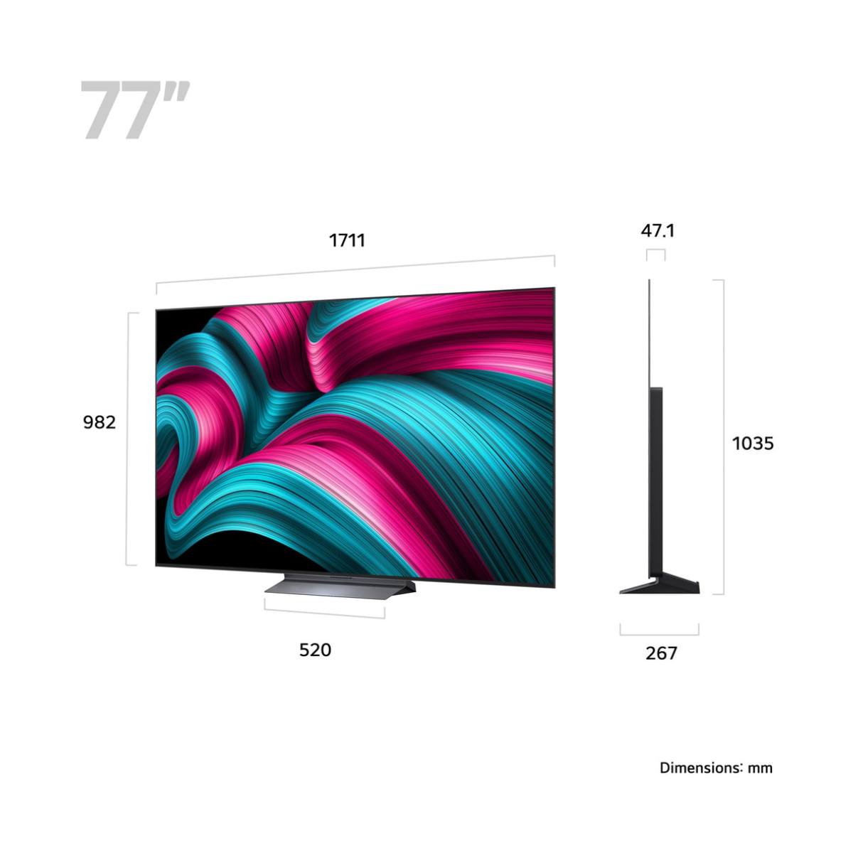 LG OLED77C55LAOLED Evo AI C5 4K Smart Τηλεόραση, 77 | Lg| Image 2