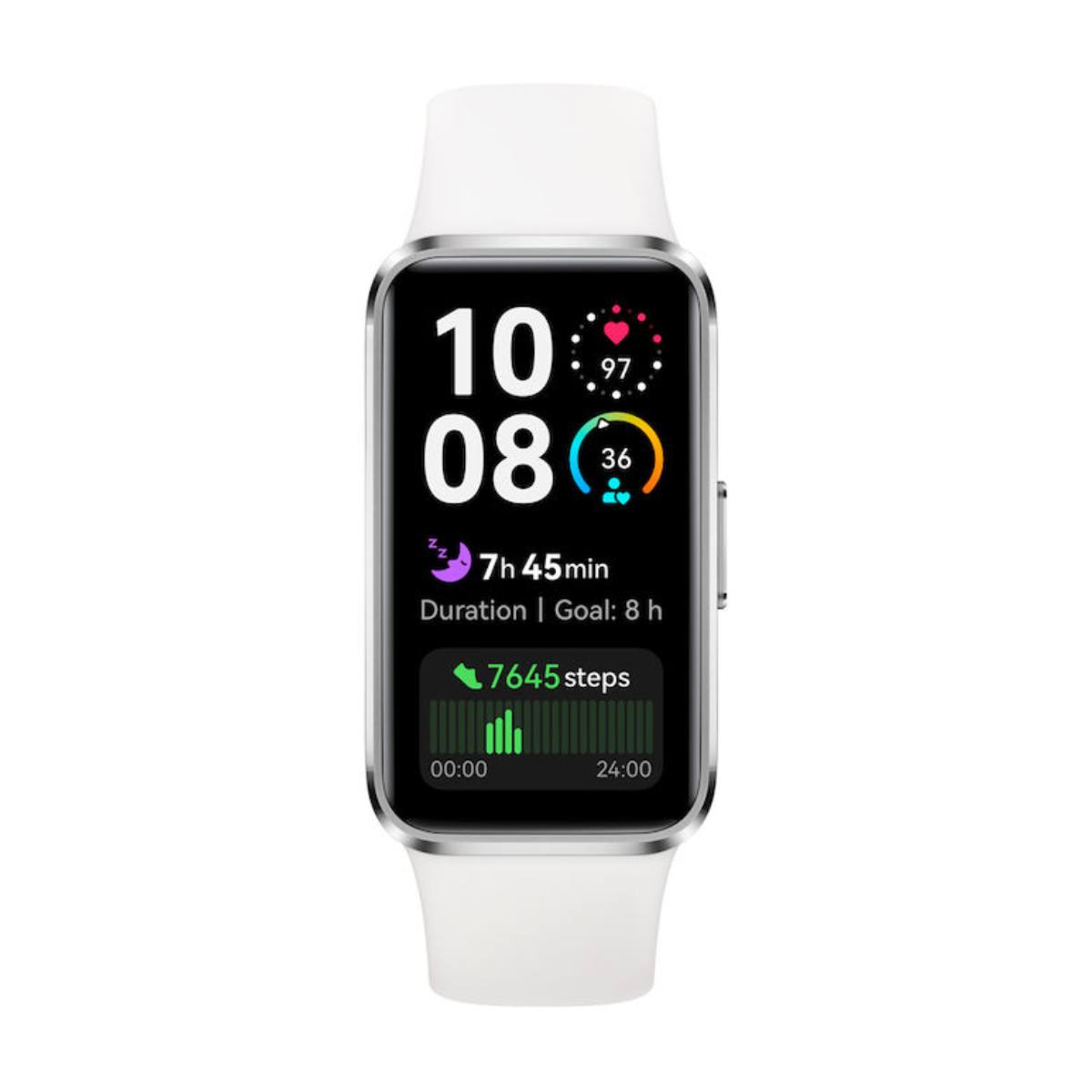 HUAWEI 55020ELM Band 10 Ρολόι Smartwatch, Άσπρο | Huawei| Image 1