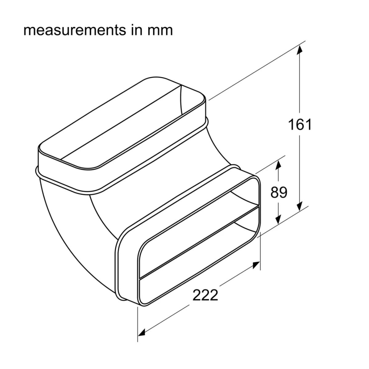 NEFF Z861SB2 Επίπεδη Γωνία Σύνδεσης 90° Κάθετη (L) | Neff| Image 2