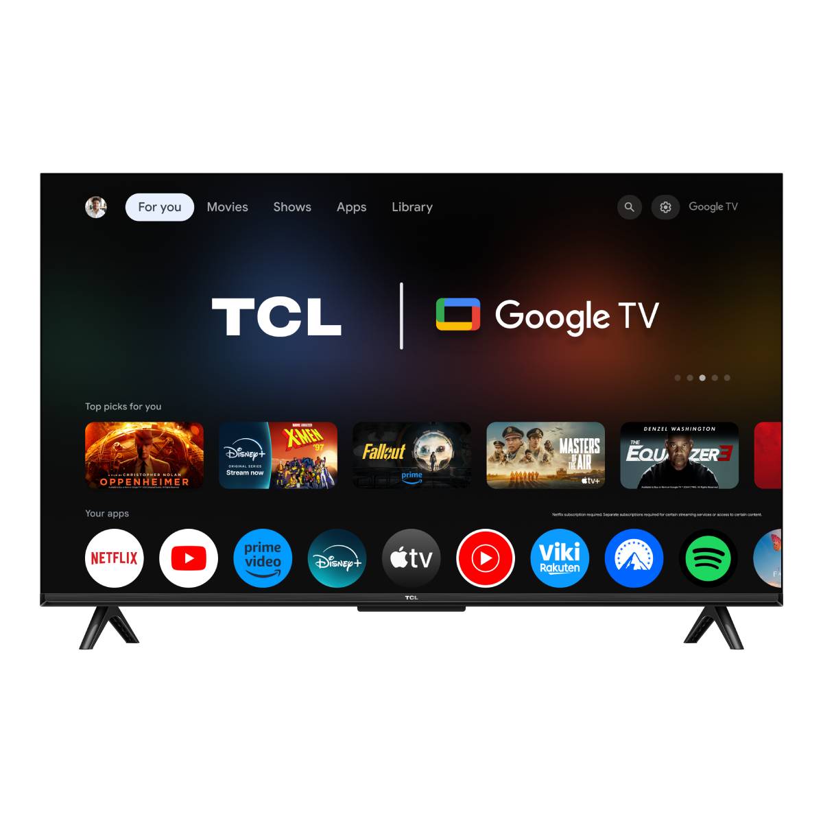 TCL 43P61K UHD LED 4Κ Google TV Τηλεόραση, 43" | Tcl| Image 2