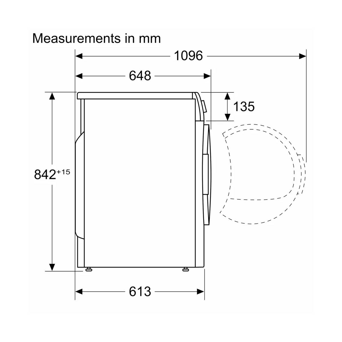 BOSCH WTH85224GB Στεγνωτήριο με Autodry, 8 Kg, Άσπρο | Bosch| Image 8