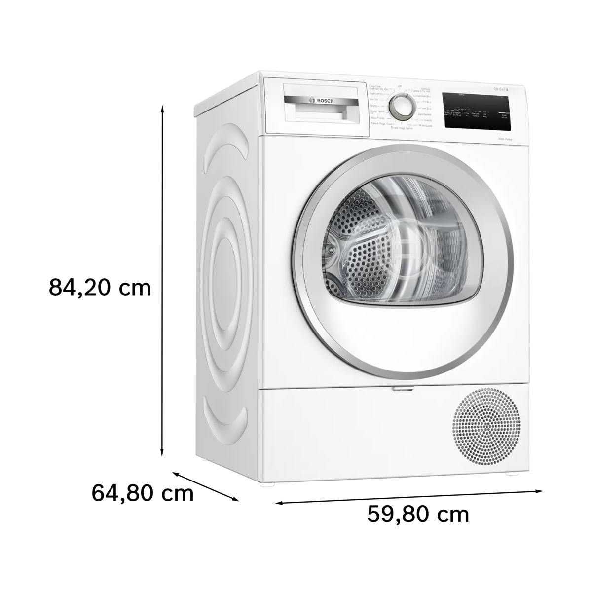 BOSCH WTH85224GB Στεγνωτήριο με Autodry, 8 Kg, Άσπρο | Bosch| Image 7