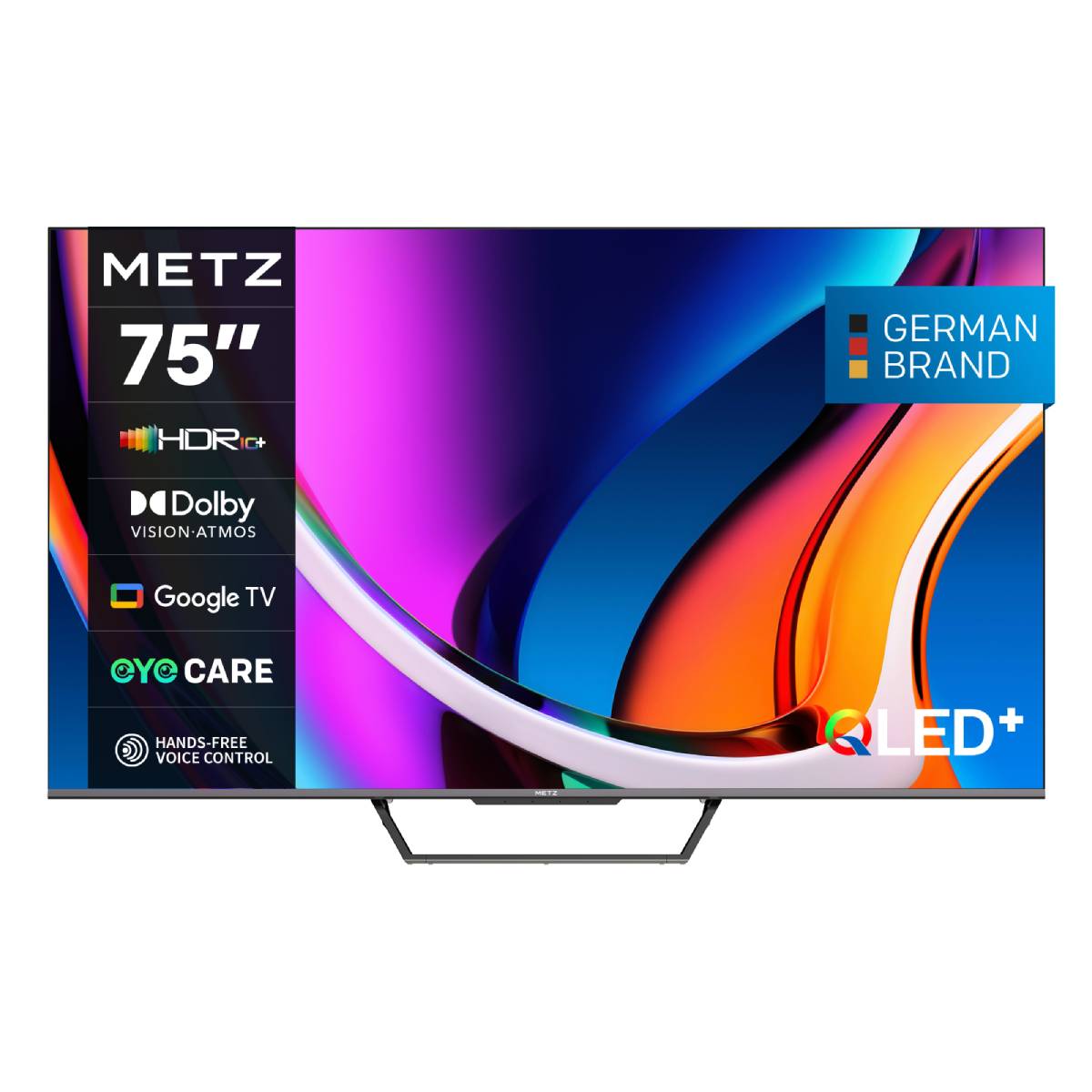 METZ 75MQD7500Z QLED 4K UHD Google Τηλεόραση, 75" | Metz| Image 1