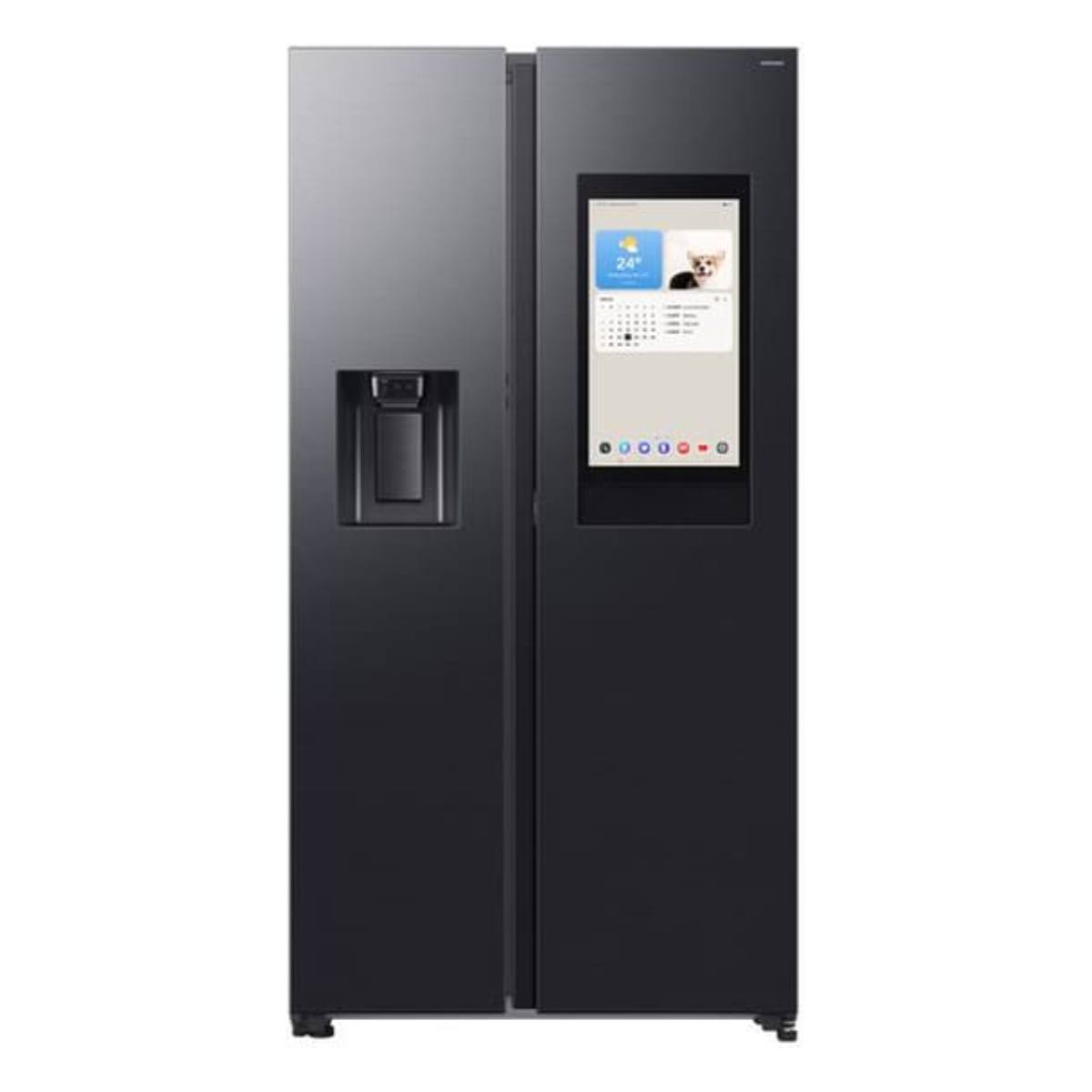 SAMSUNG RS90F66BEFEF Ψυγείο Ντουλάπα με Απευθείας Σύνδεση Νερού, Μαύρο | Samsung| Image 1