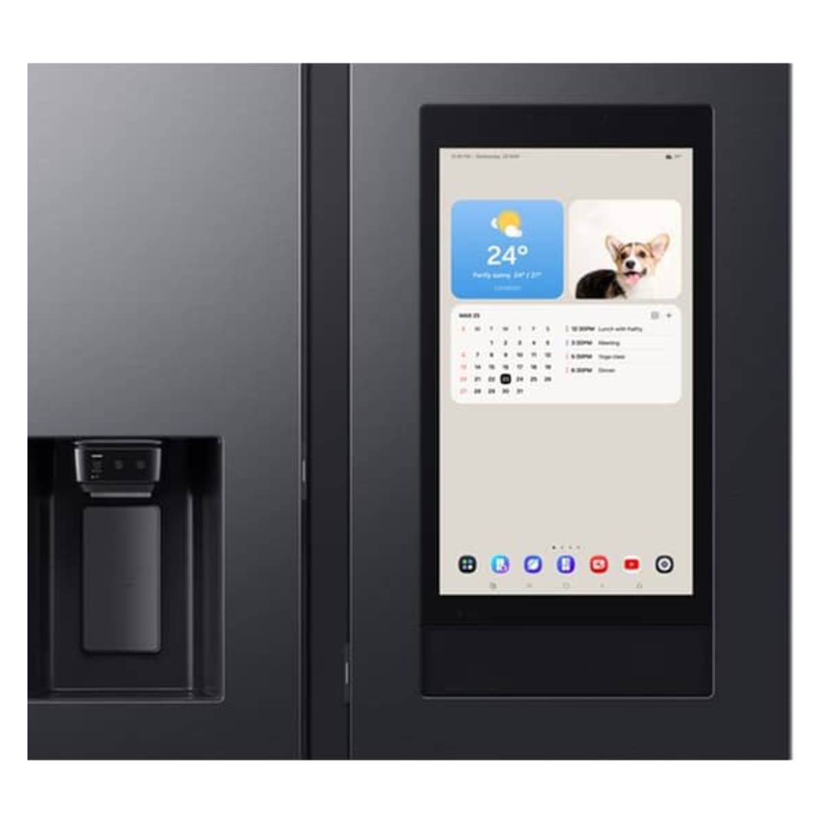 SAMSUNG RS90F66BEFEF Ψυγείο Ντουλάπα με Απευθείας Σύνδεση Νερού, Μαύρο | Samsung| Image 3