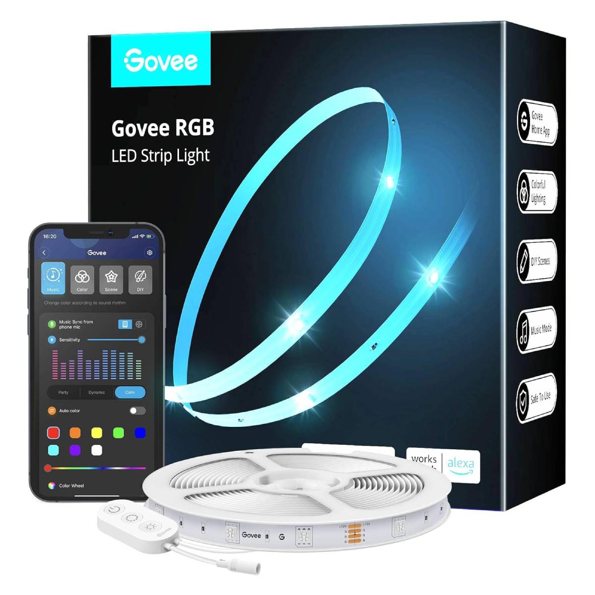 GOVEE H615A Ταινία Φωτισμού RGB LED, 5 Μέτρα | Govee| Image 1