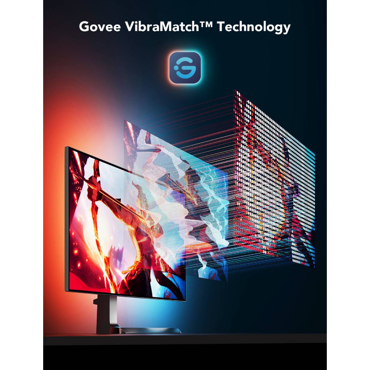 GOVEE H6609 Gaming G1 Ταινία Φωτισμού Για Οθόνες, 27"- 34" | Govee| Image 3