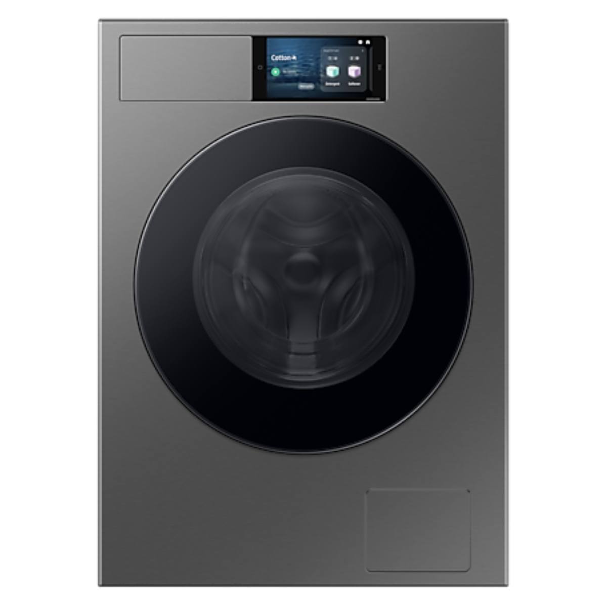 SAMSUNG WF90F09C4SU4 Πλυντήριο Ρούχων με Ατμό 9 kg, Inox Ασημί/Μαύρο | Samsung| Image 1