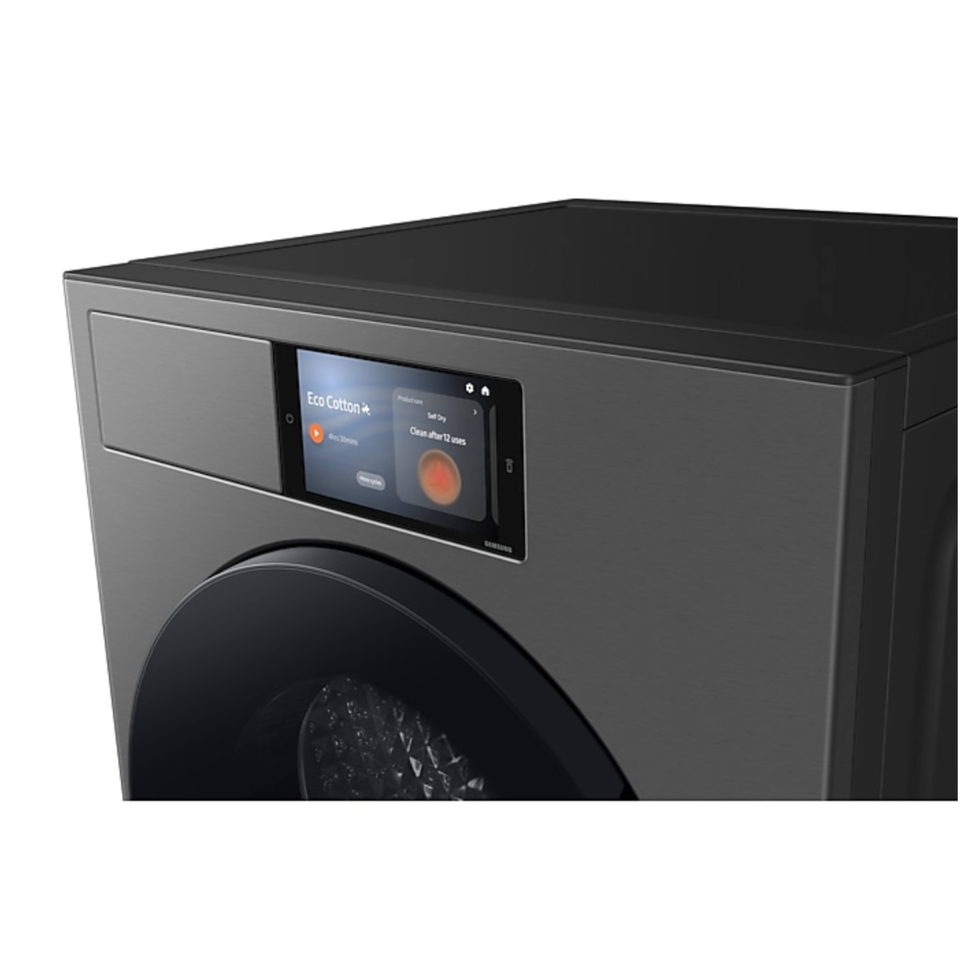 SAMSUNG DV90DB8845GHU4 Tumble Dryer with Heat Pump 9 kg, Darl Silver/Black  | Samsung| Image 3