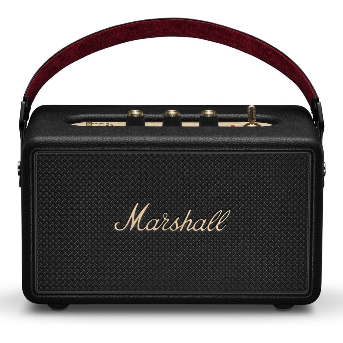 MARSHALL 1007443 Kilburn III Bluetooth Ηχείο, Μαύρο με Μπρούτζινες Λεπτομέρειες  | Marshall| Image 1