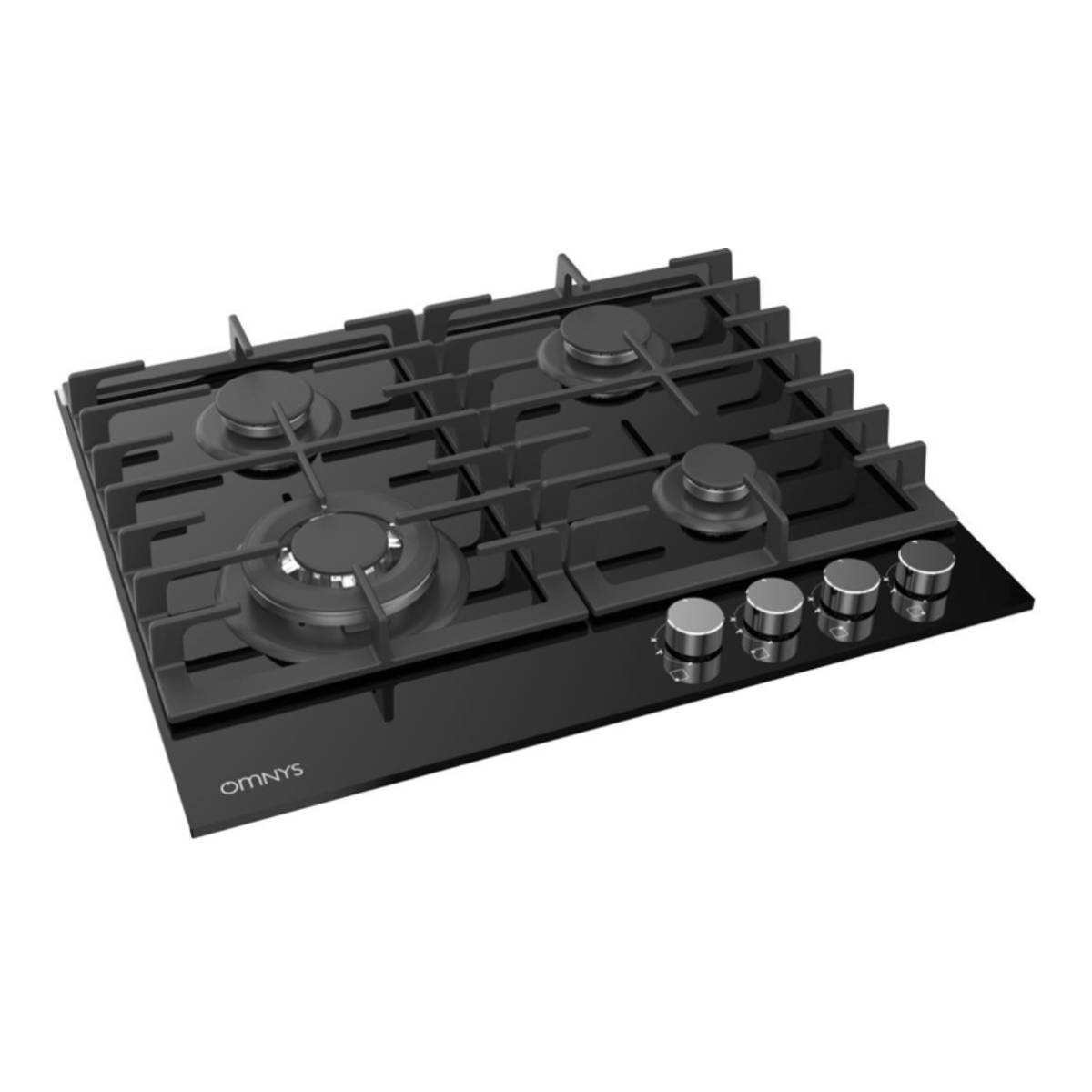 OMNYS GH-60BLGL-CY Εστία Υγραερίου, Μαύρο | Omnys| Image 1