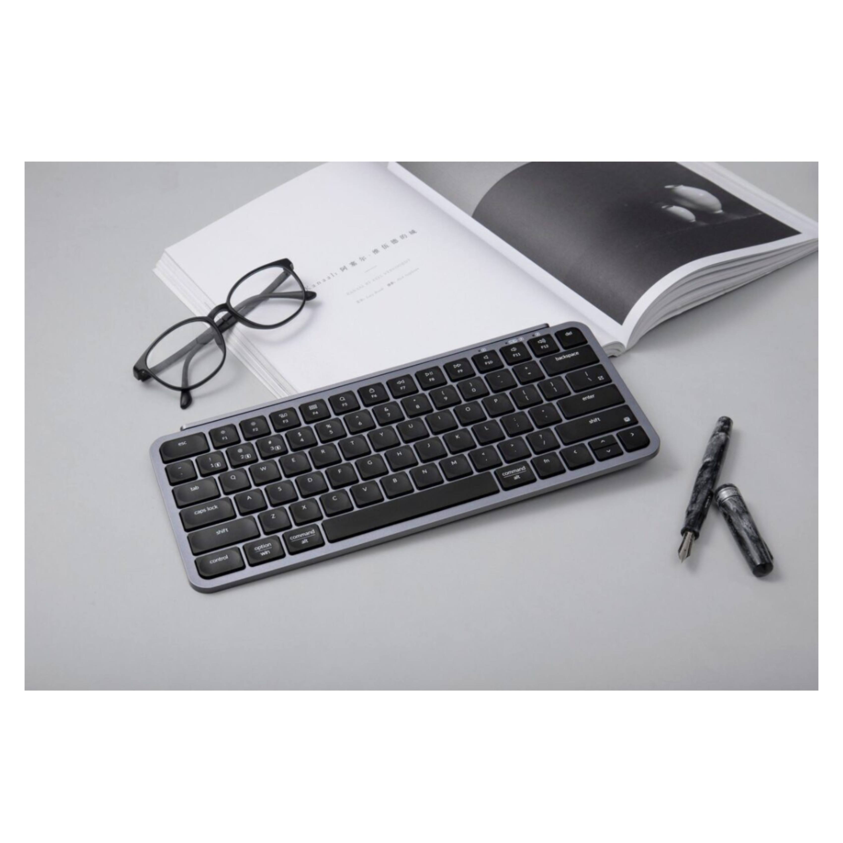 KEYCHRON B1P-K1 Pro Εξαιρετικά Λεπτό Mini Ασύρματο Πληκτρολόγιο, Γκρι | Keychron| Image 4