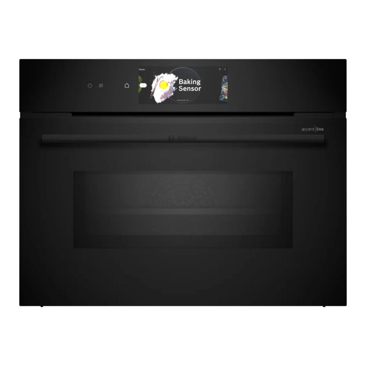 BOSCH CSG958DB1 Accent Line Build-In Steam Oven with Microwave Function 45 cm, Black 